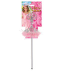 Tiara With Marabou & Magic Wand Pink