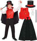 Magician  Vest, Bow Tie, Cape, Hat With Hidden Compartment, Magic Wand, Coin, Rabbit 