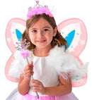 Jewelled Tiara & Wand With Marabou