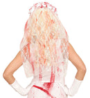 Bloody Bridal Veil With Roses