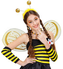 Gold Sequin Head Bopper With Marabou