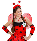Red Sequin Head Bopper With Marabou