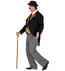 Charlie  Tailcoat With Flower Brooch, Mock Shirt With Vest, Pants, Tie 