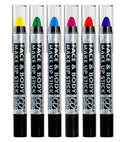 Make-Up Pencil - 3,5 Ml - 6 Colors Ass.: Orange, Yellow, Green, Blue, Purple, Pink