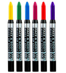 Make-Up Pencil - 3,5 Ml - 6 Colors Ass.: Orange, Yellow, Green, Blue, Purple, Pink