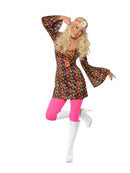 1960s CND Costume Ladies Hippy Floral Dress 4