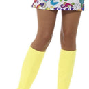1960s GoGo Boot Covers Adult Yellow Costume Accessory 1