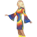 1960s Tie Dye Adult Psychedelic Costume Dress 3