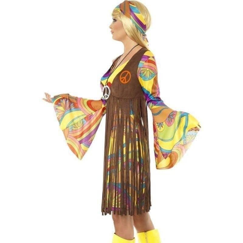 1960s Groovy Lady Costume – Psychedelic Retro Outfit for Adults