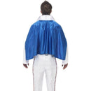 1970s Evel Knievel Daredevil Costume Adult White Blue Jumpsuit 4