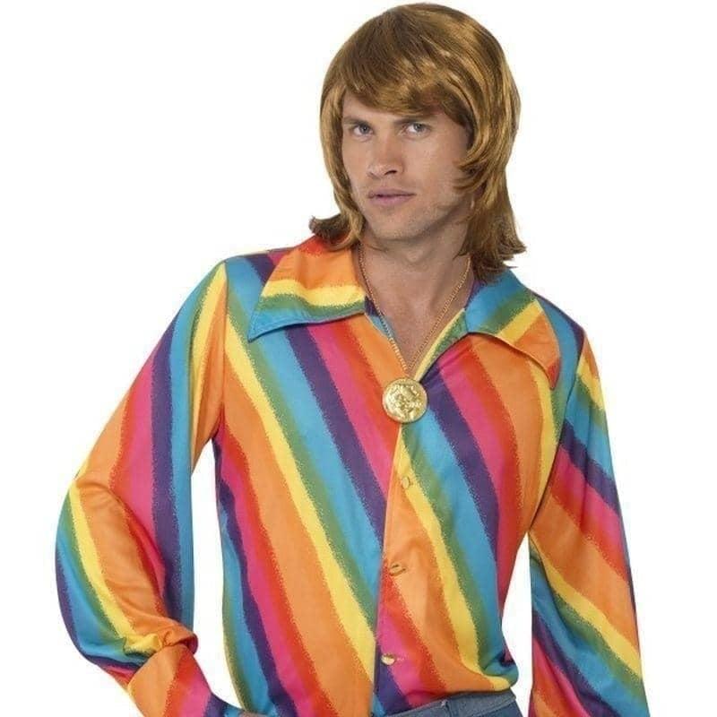 1970s Colour Shirt Adult Rainbow