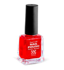 Display Box Of  12 Water Based Peel Off Red Nail Polishes 8 Ml