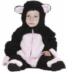 Fuzzy Cat Hooded Jumpsuit 2 Sizes Ass Costume for Kids Image 1