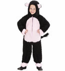 Fuzzy Cat  Hooded Jumpsuit 
