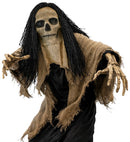 Mask With Cape Skull With Hair