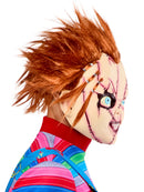 Bride of Chucky Movie Chucky Stitched Up 3/4 Vinyl Costume Mask for Adults 3