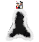 Tricorn With Marabou Trim Felt