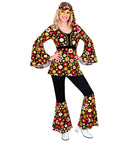 The 60S Fashion - Flowers  Shirt, Pants, Headband 