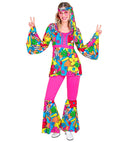 The 60S Fashion - Flower Power  Shirt, Pants, Headband 