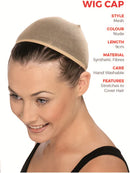 Wig Cap Adult Nude Coloured Stretch Hair Net 5