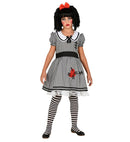 Doll  Dress With Crinoline Underskirt, Hair Bow 