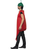 Chilli Pepper Costume Adult Red Tabard and Hat 2