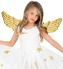 Golden Angel Wings Plastic 88X30 Cm