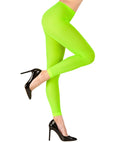 Neon Green Leggings 70 Den