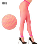 Neon Pink Fishnet Leggings