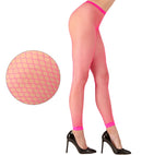 Neon Pink Fishnet Leggings