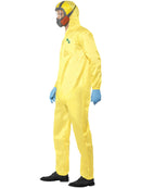 Breaking Bad Costume Adult Yellow Hazmat Jumpsuit Mask 3