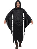Screamer Costume Ghostface Black Gown and Hood 3