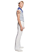 Fever Male French Sailor Costume Adult White Blue Top White Trousers and Blue Neck Scarf 2