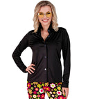 The 70S Groovy Style - Black Shirt 