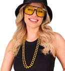 Set Of 2 Gold Beaded Necklaces40 Cm 