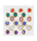 Ring With Gem 6 Styles And Colors Ass. - In Box