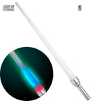 Extendable Light Saber 90 Cm - 4 Light Functions  Fast Flashing Color Changing Light, Fade-In Fade-Out Color Changing Light, Steady White Light, Fast Flashing Red-Green-Blue Light 
