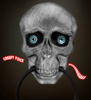 Skull Door Knocker With Animated Eyes And Creepy Voice