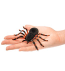 Set Of 4 Flocked Tarantulas 7 Cm