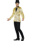 Gold Sequin Jacket Mens Rocky Horror Costume 1