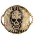 Happy Halloween Skull Tray With Handles 30 Cm