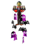 Halloween Character With Hanging Decorations 3 Styles Ass.: Vampire- Scarecrow - Skeleton