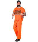 Inmate  Shirt, Pants, Cap, Moustache 