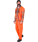 Inmate  Shirt, Pants, Cap, Moustache 