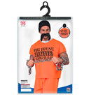 Inmate  Shirt, Pants, Cap, Moustache 