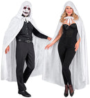 White Velvet Hooded Cape 140 Cm 