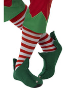 Striped Socks Long Red White Adult Xmas Costume Accessory 2