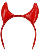 Red PVC Devil Horns on Headband Halloween Costume Accessory 2