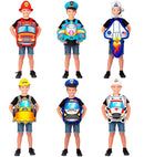 Profession Assortment  Costume, Headpiece  - 2 Pcs Each Of 6 Styles