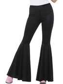 Flared Trousers Black Ladies Costume Accessory 1
